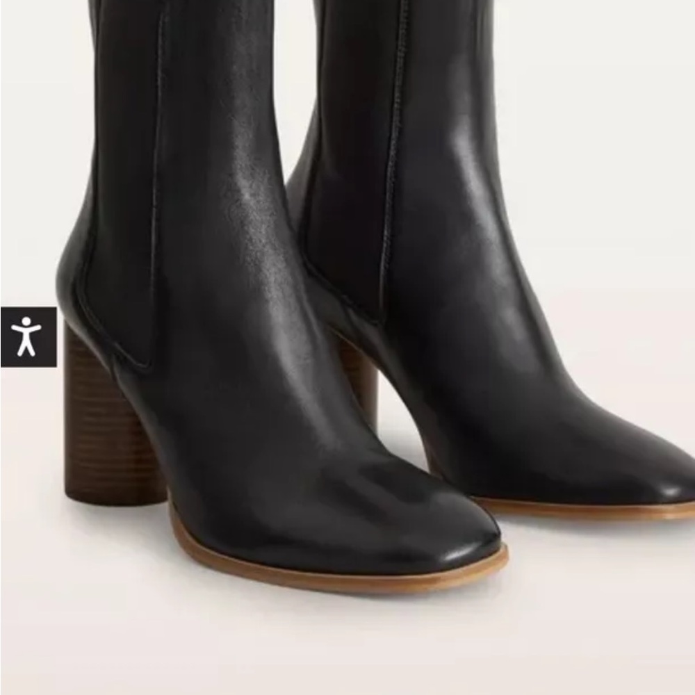 Boden boots NEW heeled Chelsea boots black 41/US 9.5